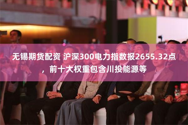 无锡期货配资 沪深300电力指数报2655.32点，前十大权重包含川投能源等