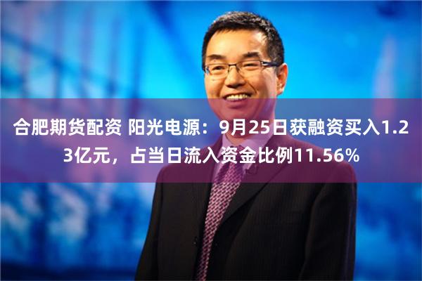 合肥期货配资 阳光电源：9月25日获融资买入1.23亿元，占当日流入资金比例11.56%