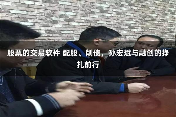 股票的交易软件 配股、削债，孙宏斌与融创的挣扎前行