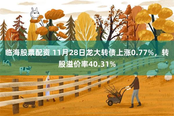 临海股票配资 11月28日龙大转债上涨0.77%，转股溢价率40.31%