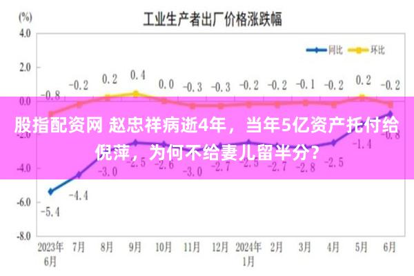 股指配资网 赵忠祥病逝4年，当年5亿资产托付给倪萍，为何不给妻儿留半分？