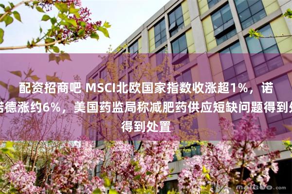 配资招商吧 MSCI北欧国家指数收涨超1%，诺和诺德涨约6%，美国药监局称减肥药供应短缺问题得到处置